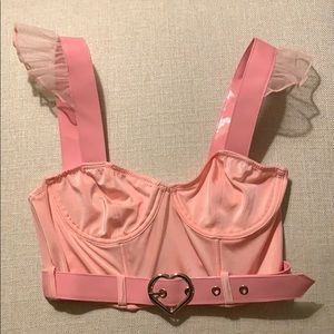 Pink Bustier Lingerie